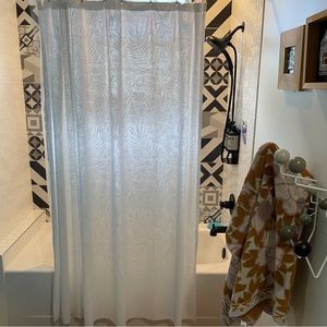 White Shower Curtain